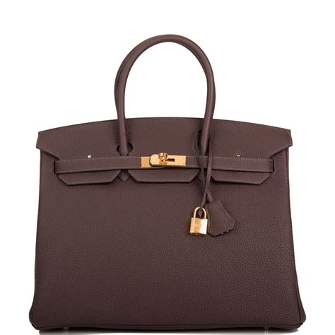 hermes birkin chocolate|hermes birkins bag review.